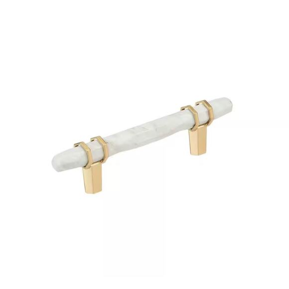 Amerock BP36650MWCZ Carrione 6-5/16” 160mm C To C Bar Cabinet Pull Marble NIB - Picture 1 of 5